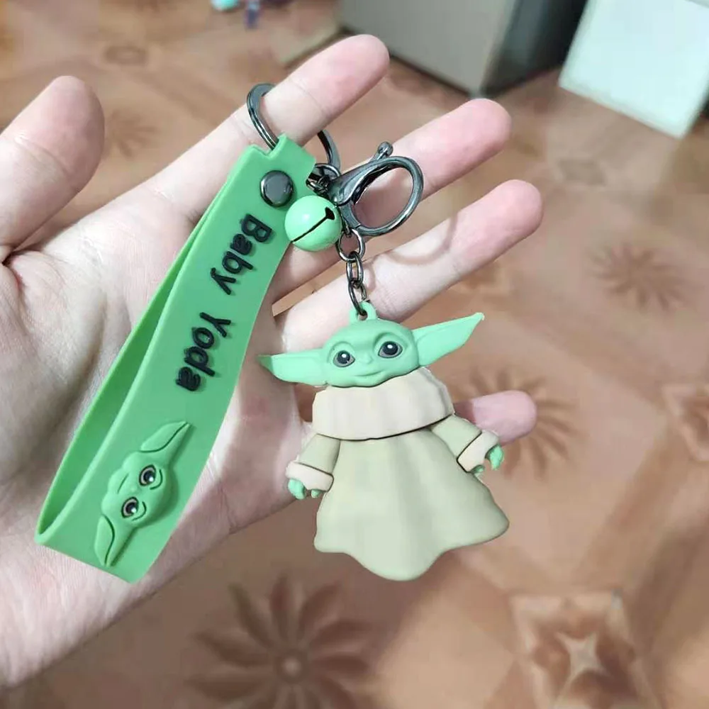 Disney Детские брелок в виде Йоды кольцо с рисованным аниме Мандалорское Звездные