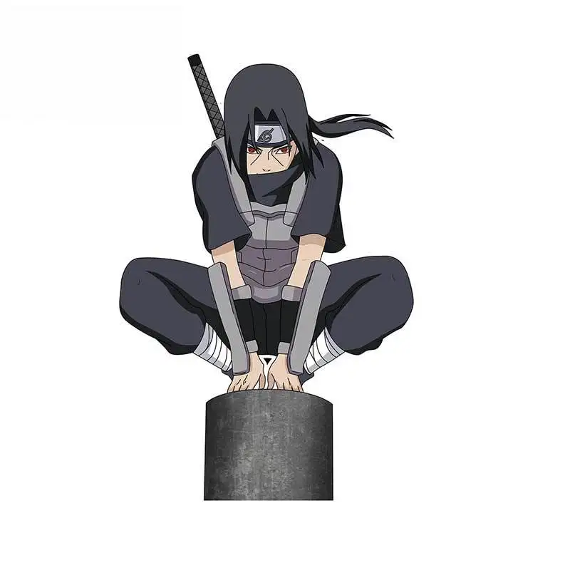 Мультяшные автомобильные наклейки для нового дизайна Итачи Аниме Anbu Akatsuki ITI Peeking