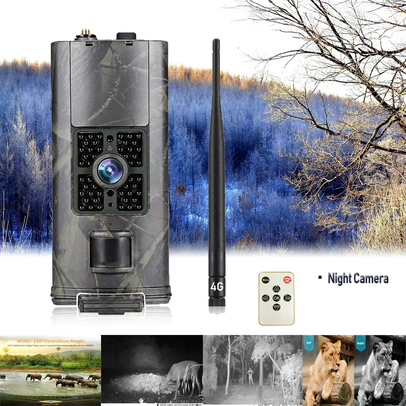 Trail Hunting Cameras Wild Surveillance Tracking Camera HC700  4G 3G MMS SMS SMTP FTP 16MP 1080P Infrared Wildlife Phototraps