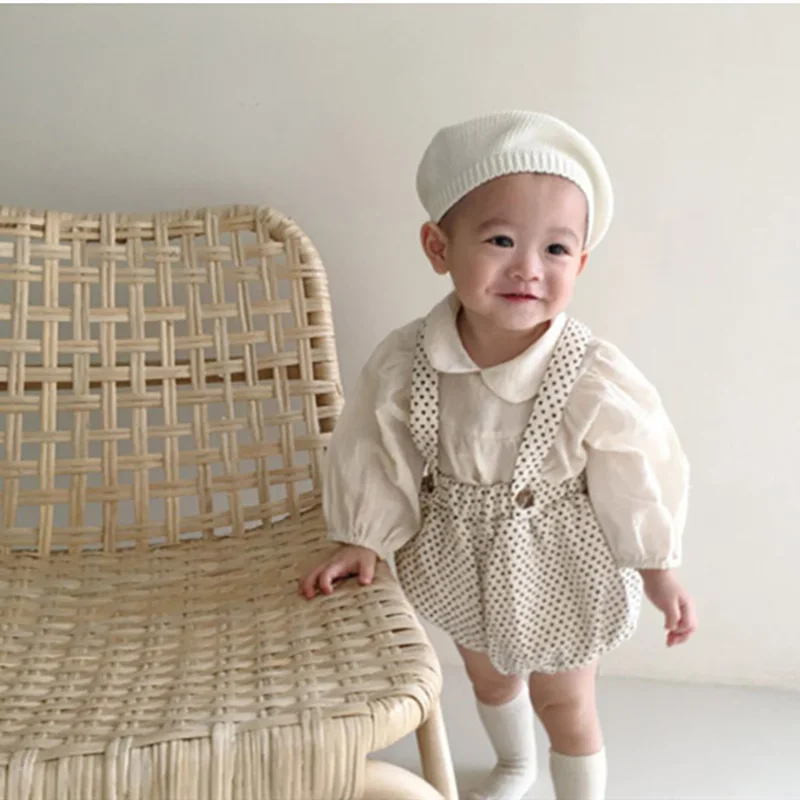 MILANCEL 2020 одежда для малышей боди в горошек маленьких мальчиков комбинезон девочек