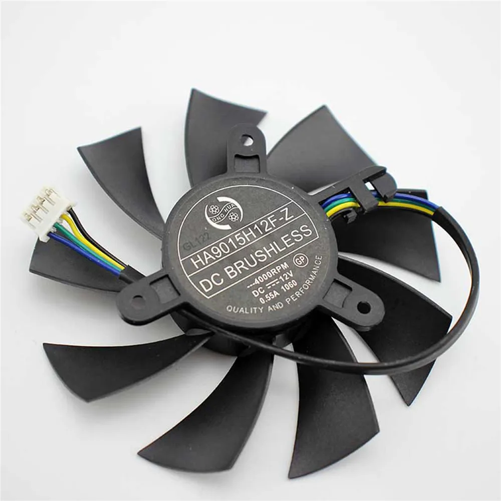 Охлаждающий вентилятор постоянного тока 12 В 4-контактный для MSI R7 360 2GD5 OC GeForce GTX 950