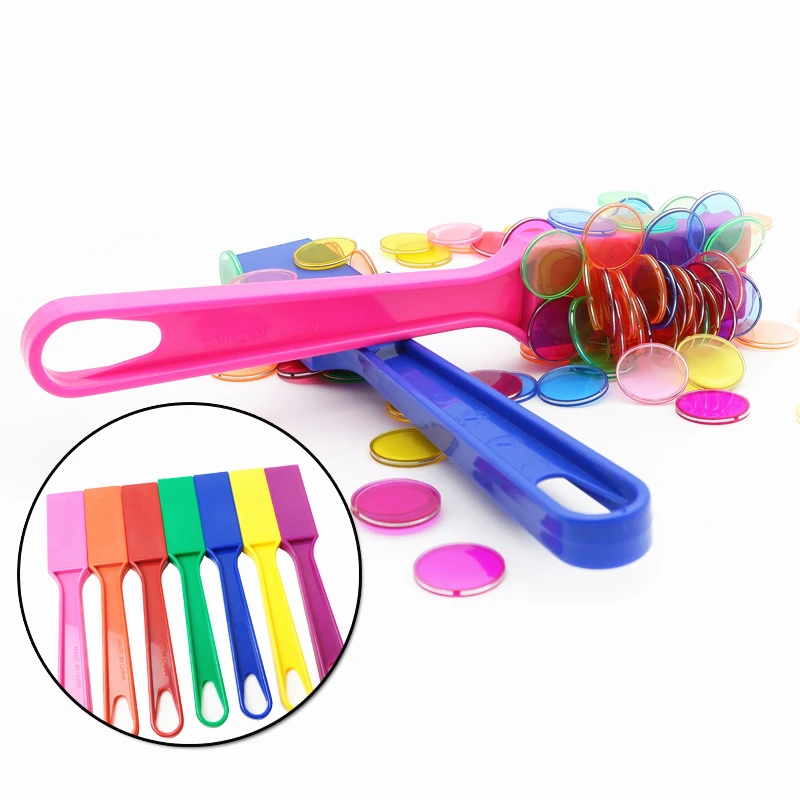 Детские игрушки toysMontessori Обучающие магнитная палочка с прозрачными цветными