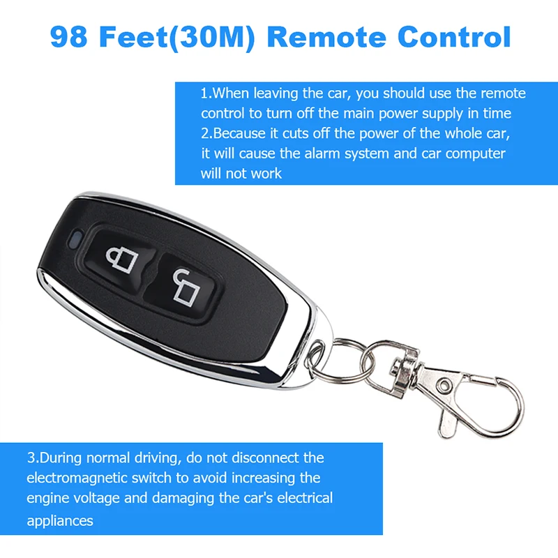 Электромагнитное реле дистанционного управления 10-15 в 100 А 12 В | Автомобили и