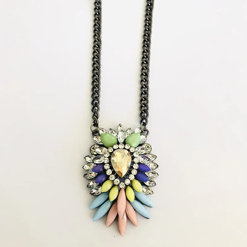 NECKLACE 1 Модные женские кольца свободного размера с регулируемым размером для женщин оптом - Цвет основного камня: NECKLACE 1