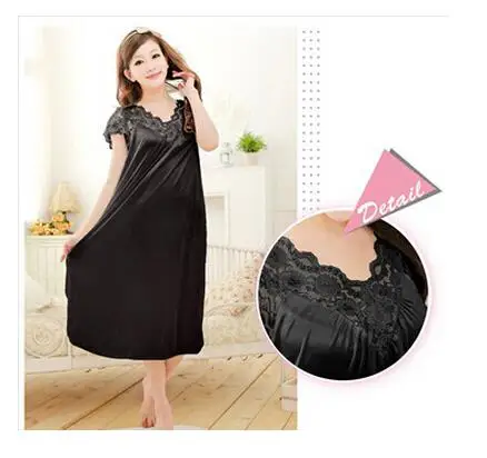 Бесплатная доставка женская красная кружевная сексуальная ночная рубашка для