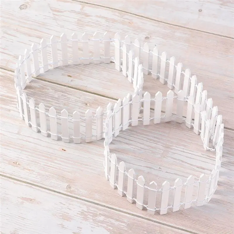 100 см x 5 маленький деревянный забор DIY мини домик сказочный сад микрорастительный