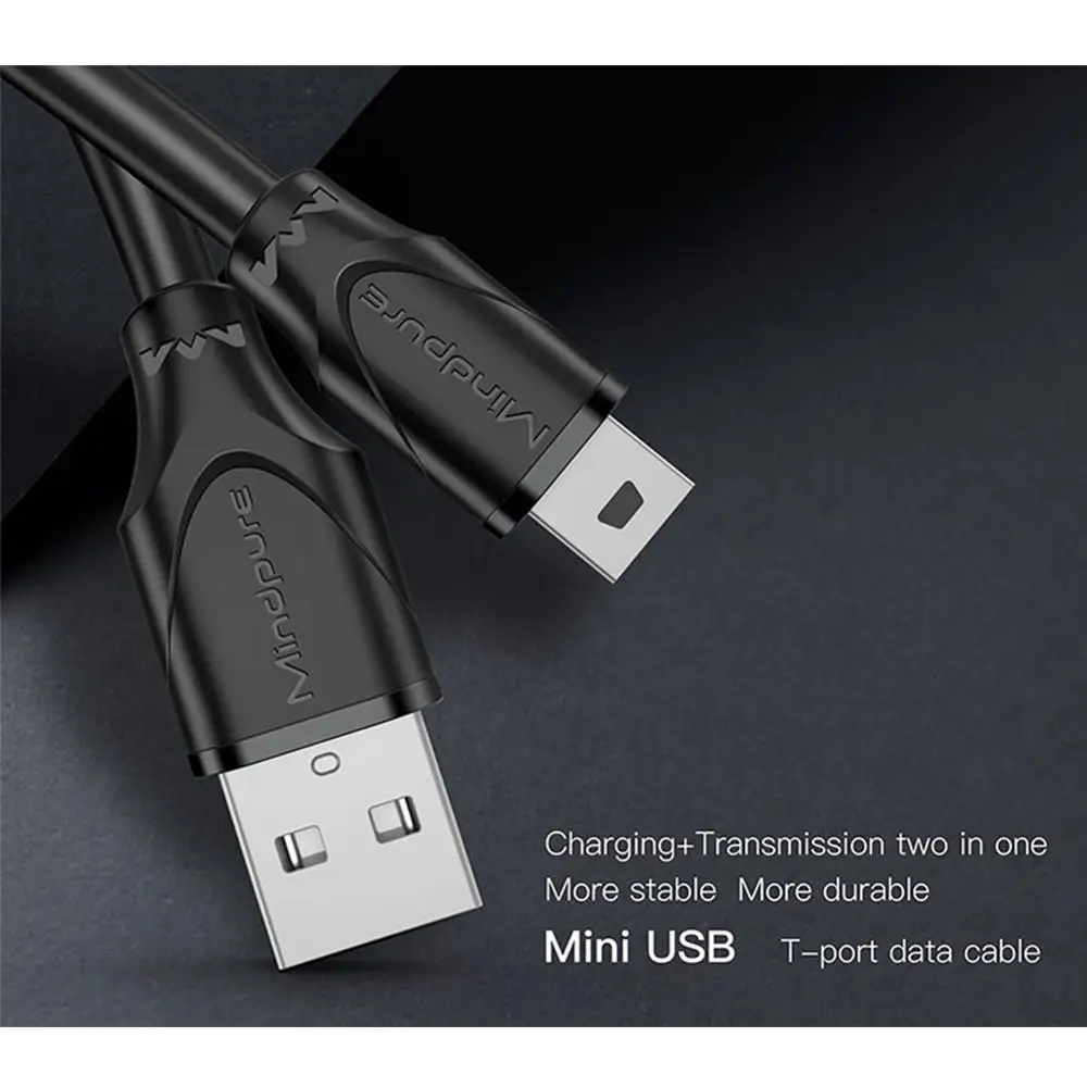 Мини USB кабель 2 0 тип А на мини 5 Pin B штекер шнур для GoPro Hero 3 + контроллера PS3 сотовых