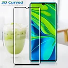 Изогнутое закаленное 3d-стекло для Xiaomi Mi Note 10 Lite, Премиум Защитная пленка для экрана Mi Note 10, защитное стекло с полным покрытием