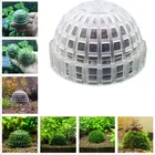 Аквариум трава моделей растений натуральный минеральные водные био мох мяч фильтр минеральными шариками декора аквариума