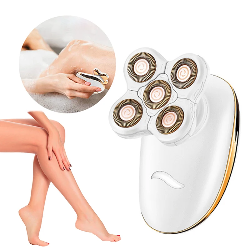 Female Epilator Shaving Machine Lady Hair Removal Trimmer For Face Bikini Body Leg Underarms