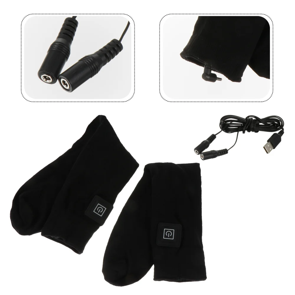 

1 Pair Intelligent Heated Stocking Practical Cotton Heating Sock (Battery)