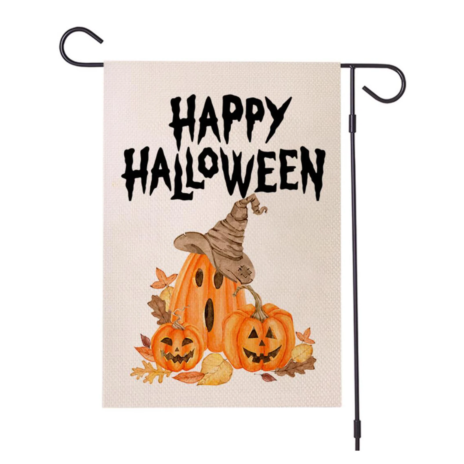 

47x32cm Halloween Garden Flag Double Sided Outdoor Hanging Flag Banner For Yard Seasonal Banner Home Decoration Value