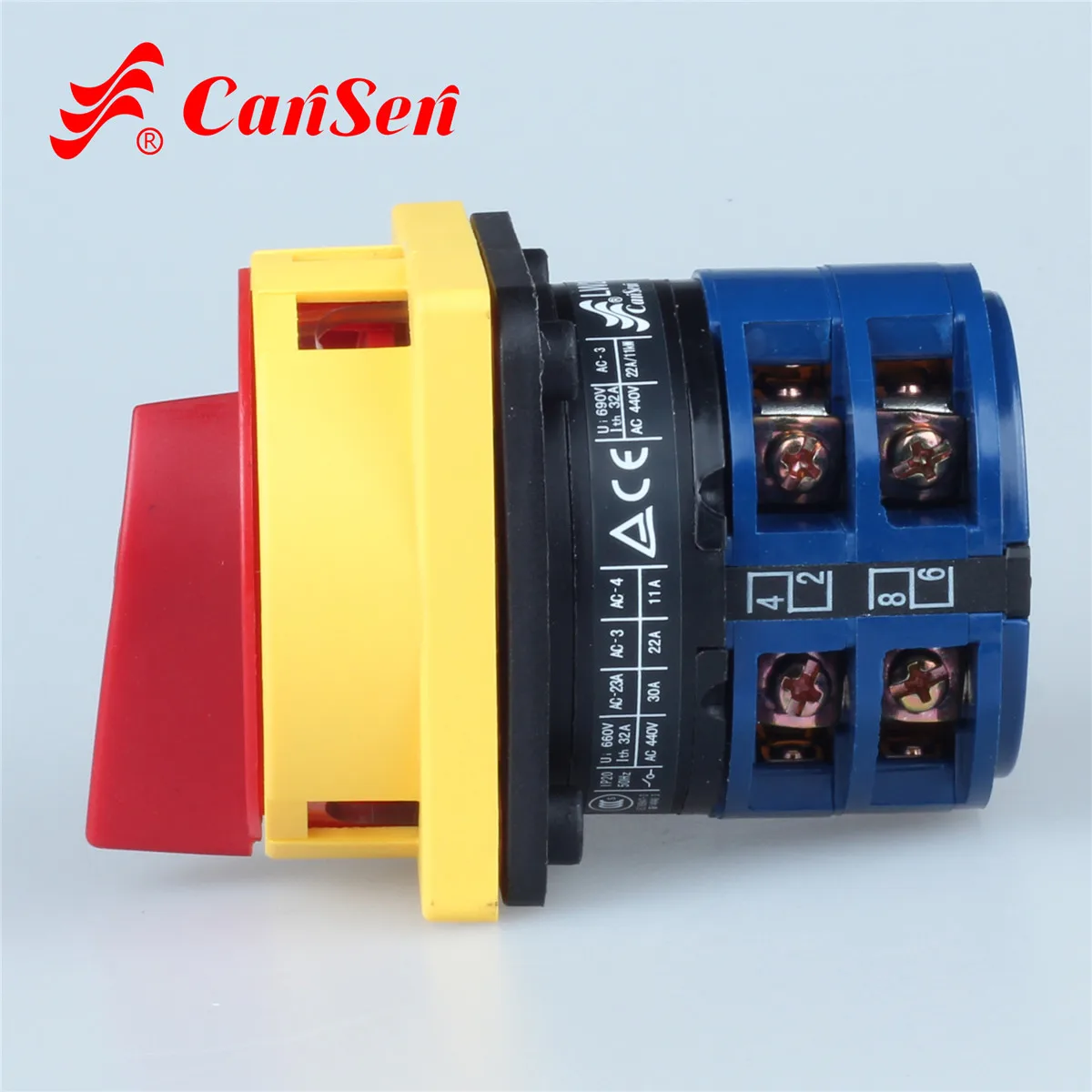 LW26GS-32/04-2 поворотный кулачковый переключатель навесного замка с 32A ВЫКЛ. 0-1 2