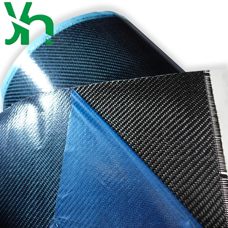 Углеродное волокно с саржевым переплетением 3K200g закрепление переменной