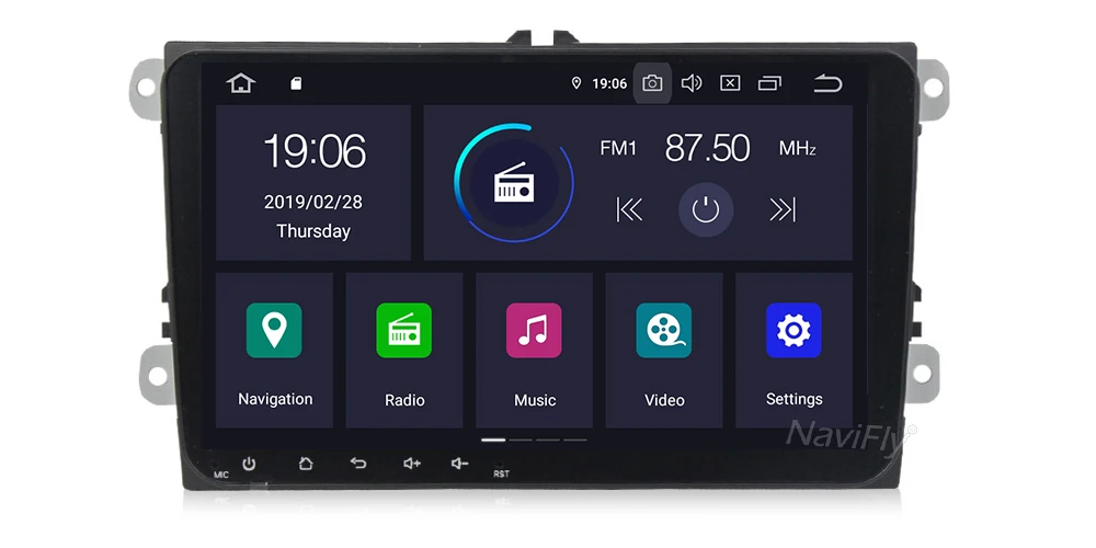 " Android 9,0 8Core ips DSP автомобильный Радио аудиоплеер для VW Polo Golf 5 6 passat b6 Tiguan; skoda роскошный rapid skoda rds gps