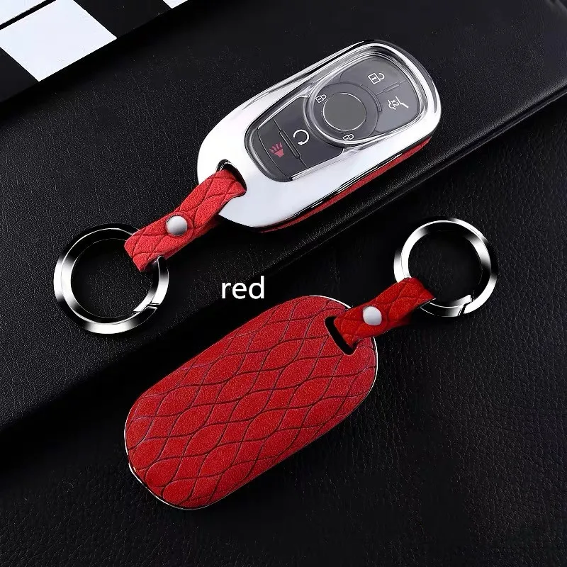 

Cover Key Fob Case Protector Galvanized Alloy for OPEL Astra Buick ENCORE ENVISION NEW LACROSSE Rings Protect Shell Car Styling