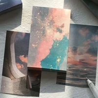 100 sheetspack creative stationery sticky notes sky cloud moon loose leaf decoration memo pad colors children gifts office scho