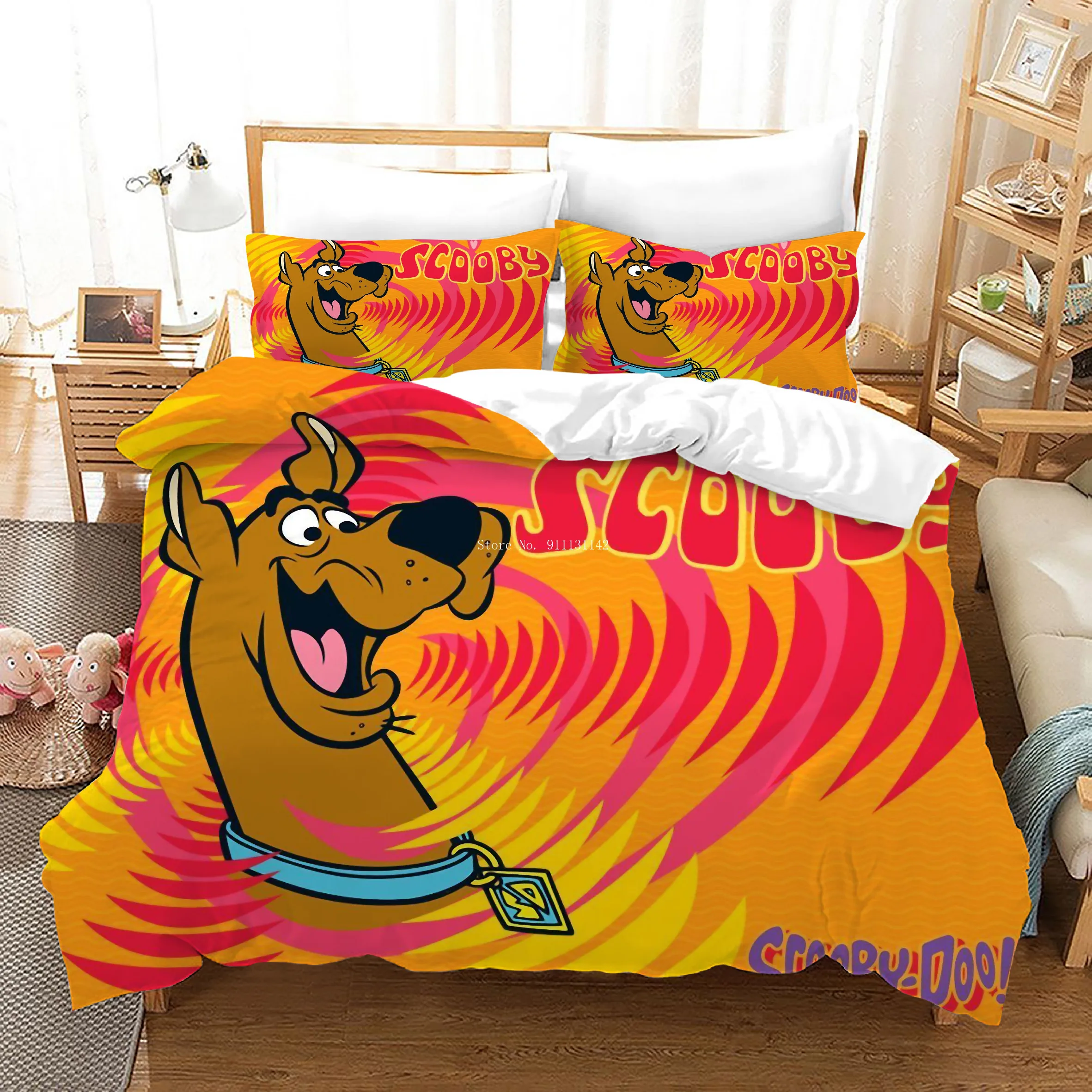 Комплект постельного белья Scoob с принтом Deluxe для всей семьи детской спальни