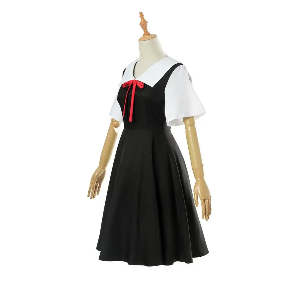 anime fujiwara chika cosplay costume wigs girl school uniforms suit shinomiya kaguya sama love is war women party dress c50c11 free global shipping