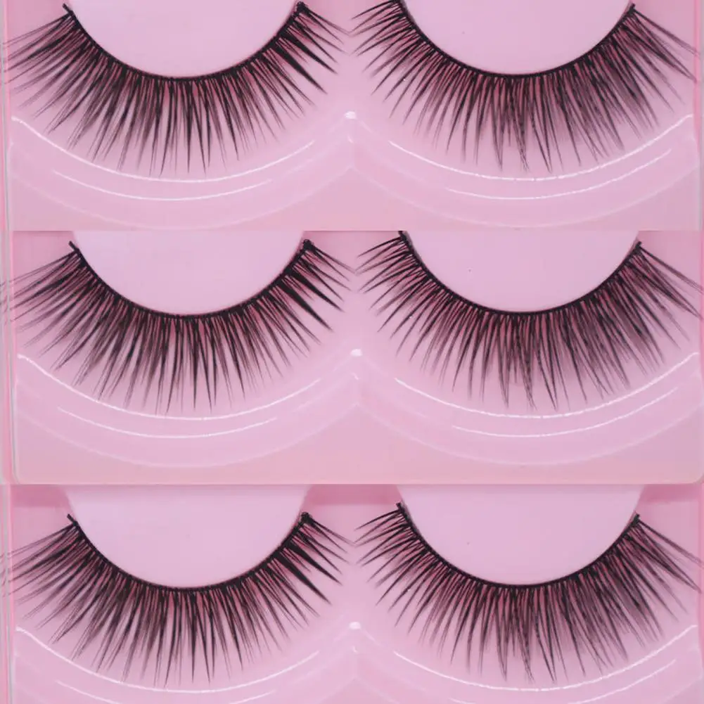 Красивые женские перекрещивающиеся накладные ресницы 1 пара наращивание макияж