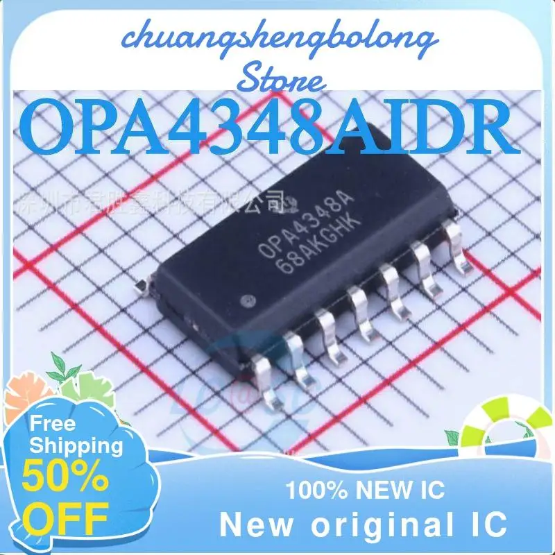 

10-200PCS OPA4348AIDR New original IC