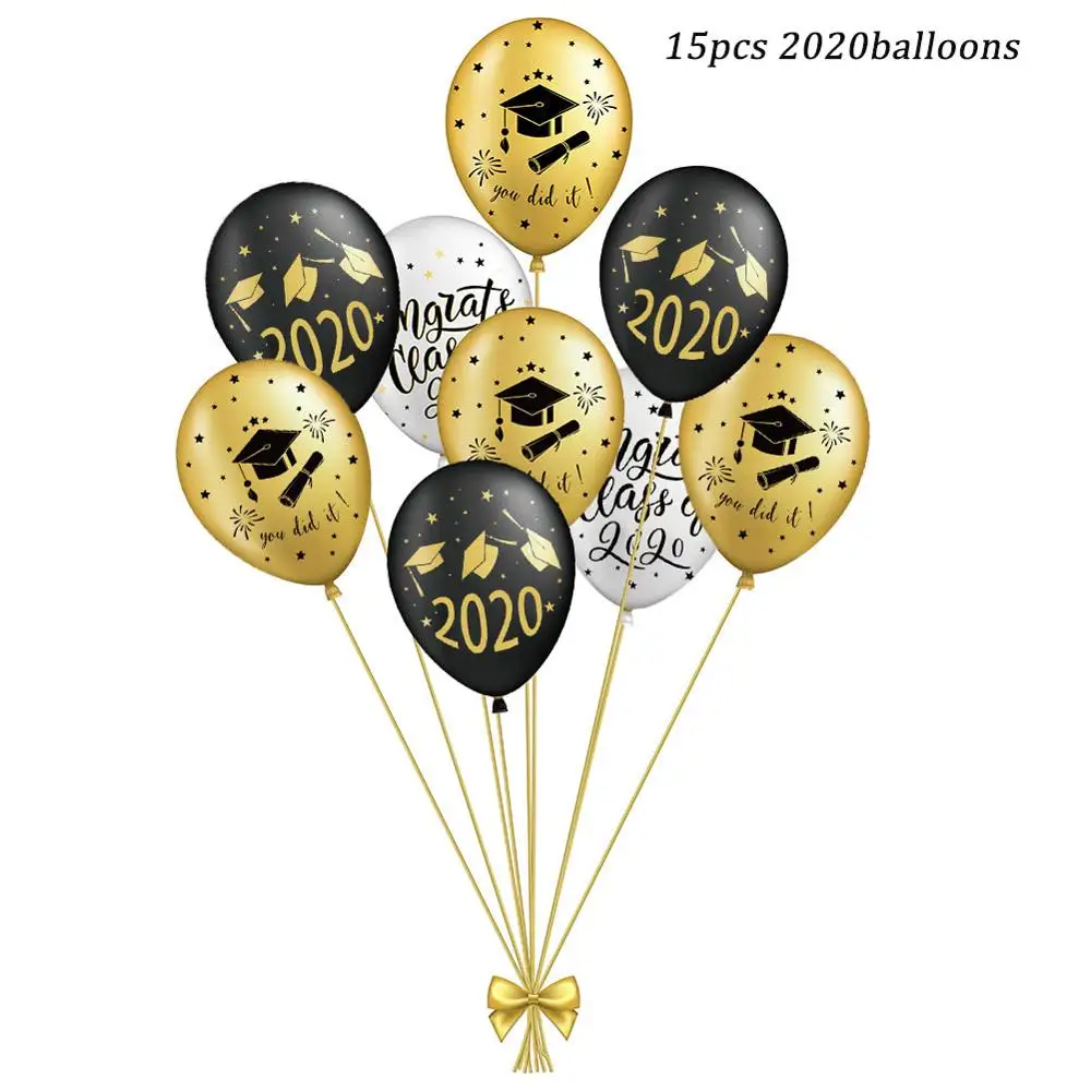 2020 balloons Выпускной 38 шт. с принтом медсестры Выпускной вечерние Photo Booth Реквизит для Выпускной вечерние поставки - Цвет: 2020 balloons