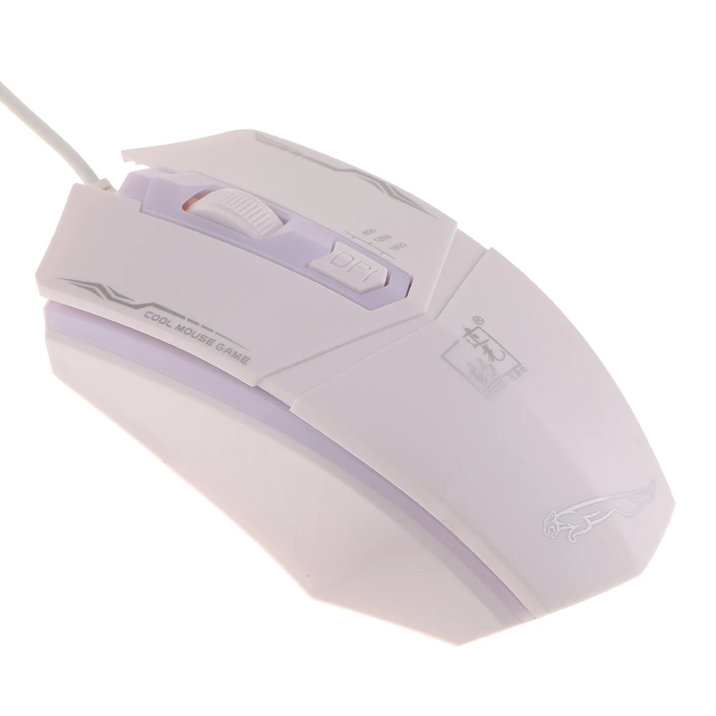 Эргономичная Проводная игровая мышь 6 кнопок 1600 точек/дюйм USB компьютерная геймер