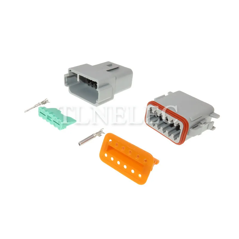 DT04-12P DT06-12S 12 Pin Way герметичный мужской женский водонепроницаемый Электрический провод разъем