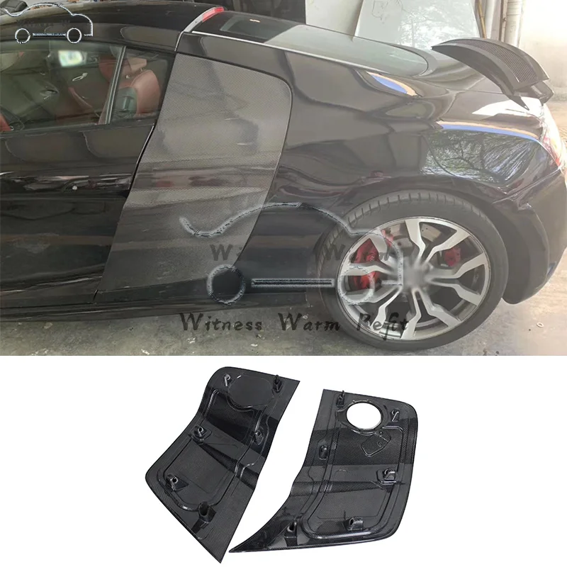 Для Audi R8 углеродное волокно Дверь Задняя панель задняя дверь автомобильный