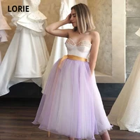 lorie elegant prom dresses 2021 sweetheart a line tulle beaded with pearls party dress celebrity graduation cocktail gown