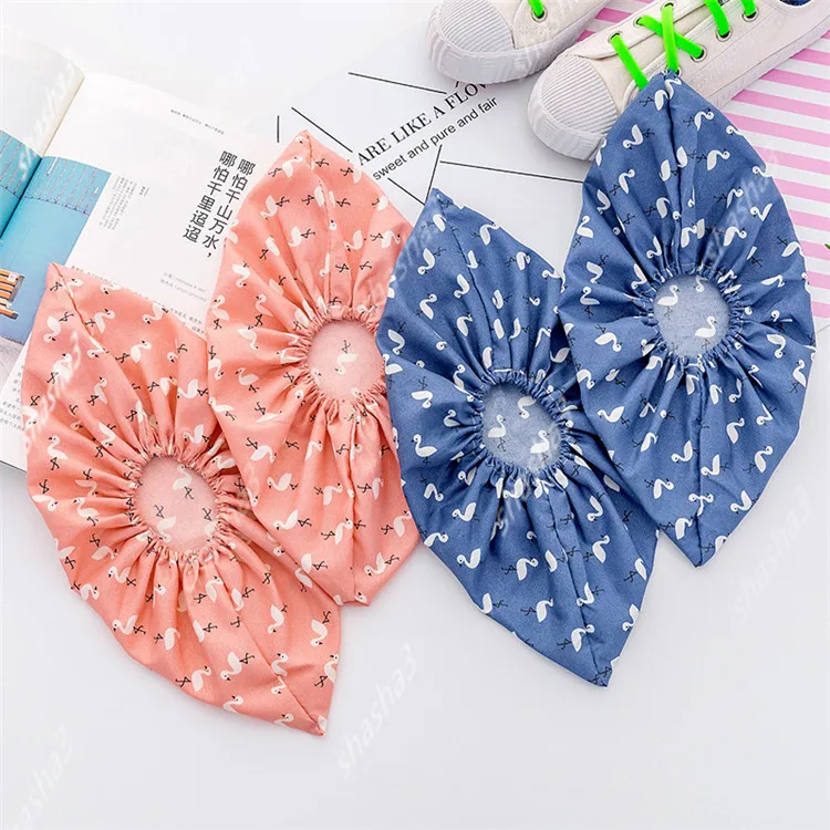 1 пара утолщенные многоразовые эластичные бахилы домашние Нескользящие