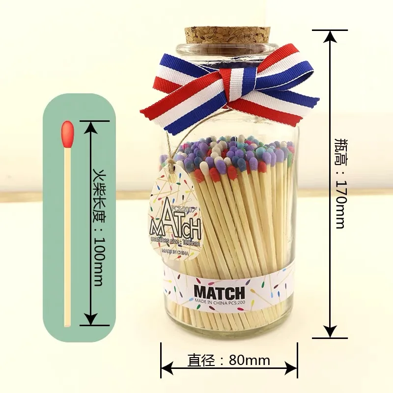 Большая цветная бутылка с длинным стержнем 100 мм практичная художественная