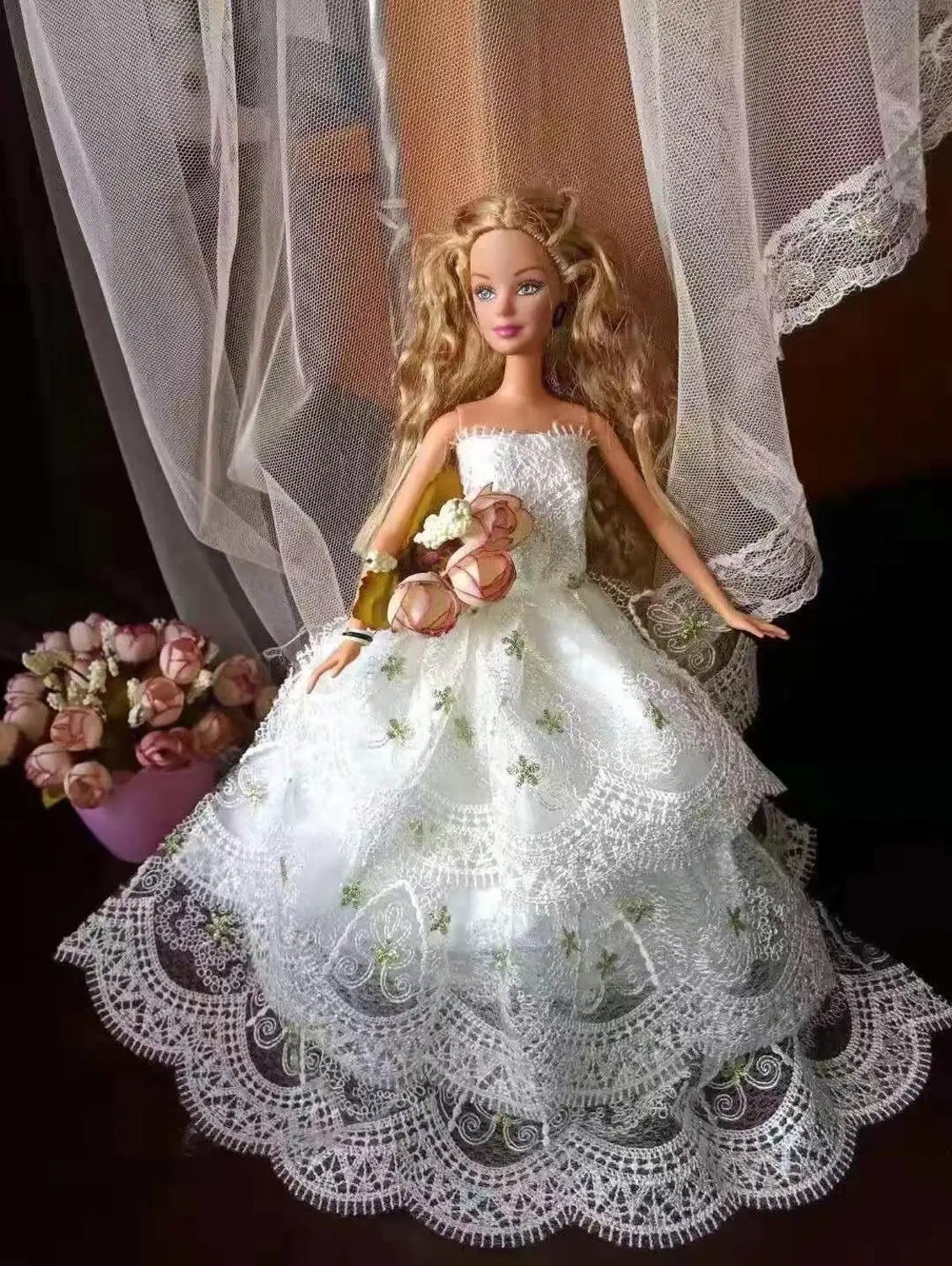 Мягкая Повседневная Одежда для куклы одежда ручной работы наряд принцессы 29 см 1/6