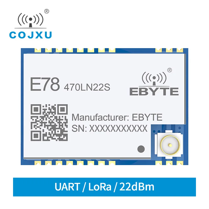 LoRaWAN модуль SX1262 ASR6501 LoRa TCXO разброс спектра ebyte E78-470LN22S LoRaWAN Llong расстояние связь низкая мощность модуль