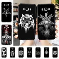 yndfcnb pentagram 666 demonic satanic phone case for samsung j 4 5 6 7 8 prime plus 2018 2017 2016 j7 core