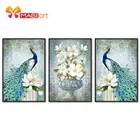 вышивка крестом наборы рукоделие, наборы для вышивки 11CT водорастворимые рисунки на холсте 14CT абстрактный стиль, голубой цвет