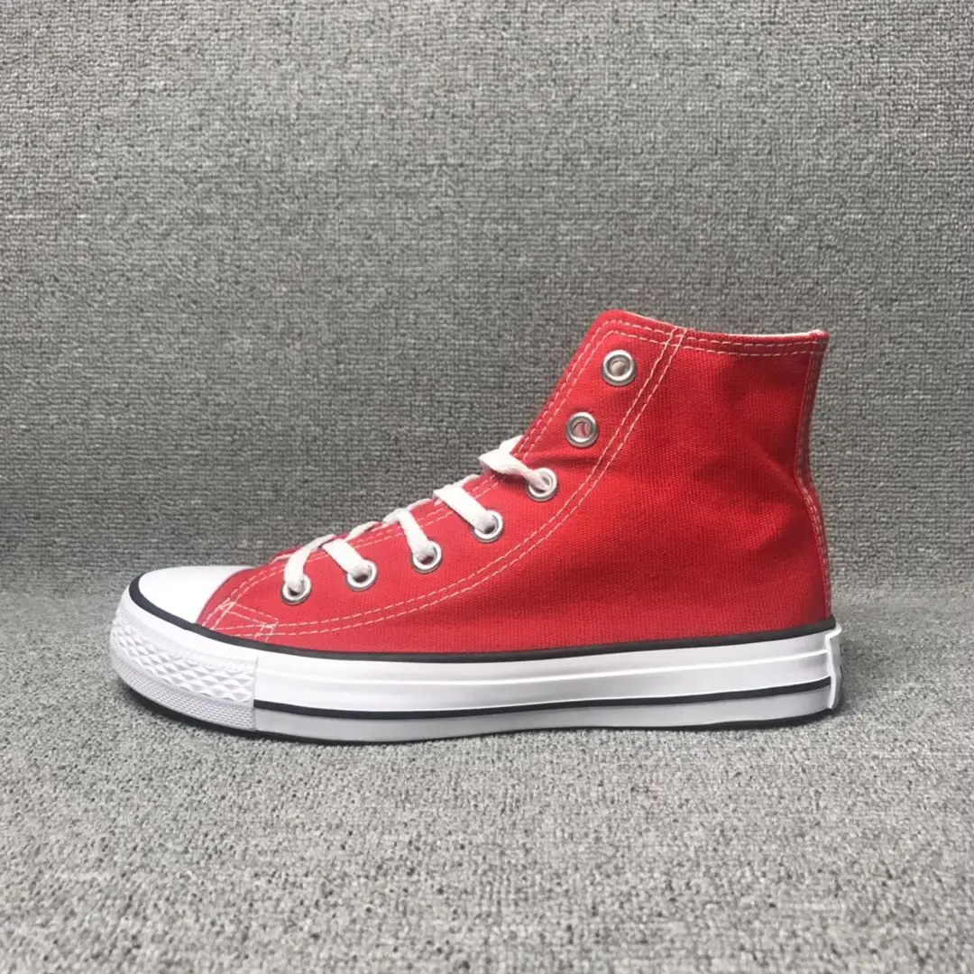 Новинка года; женские классические повседневные парусиновые туфли Allstars; модные кроссовки; обувь для скейтбординга - Цвет: high red