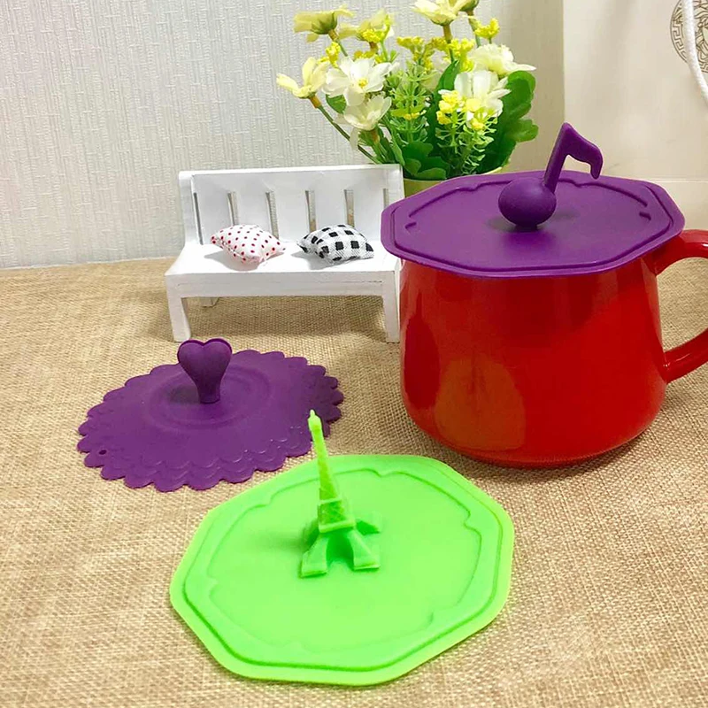 Силиконовая крышка чашки для питьевой воды защита от пыли уплотнение крышки