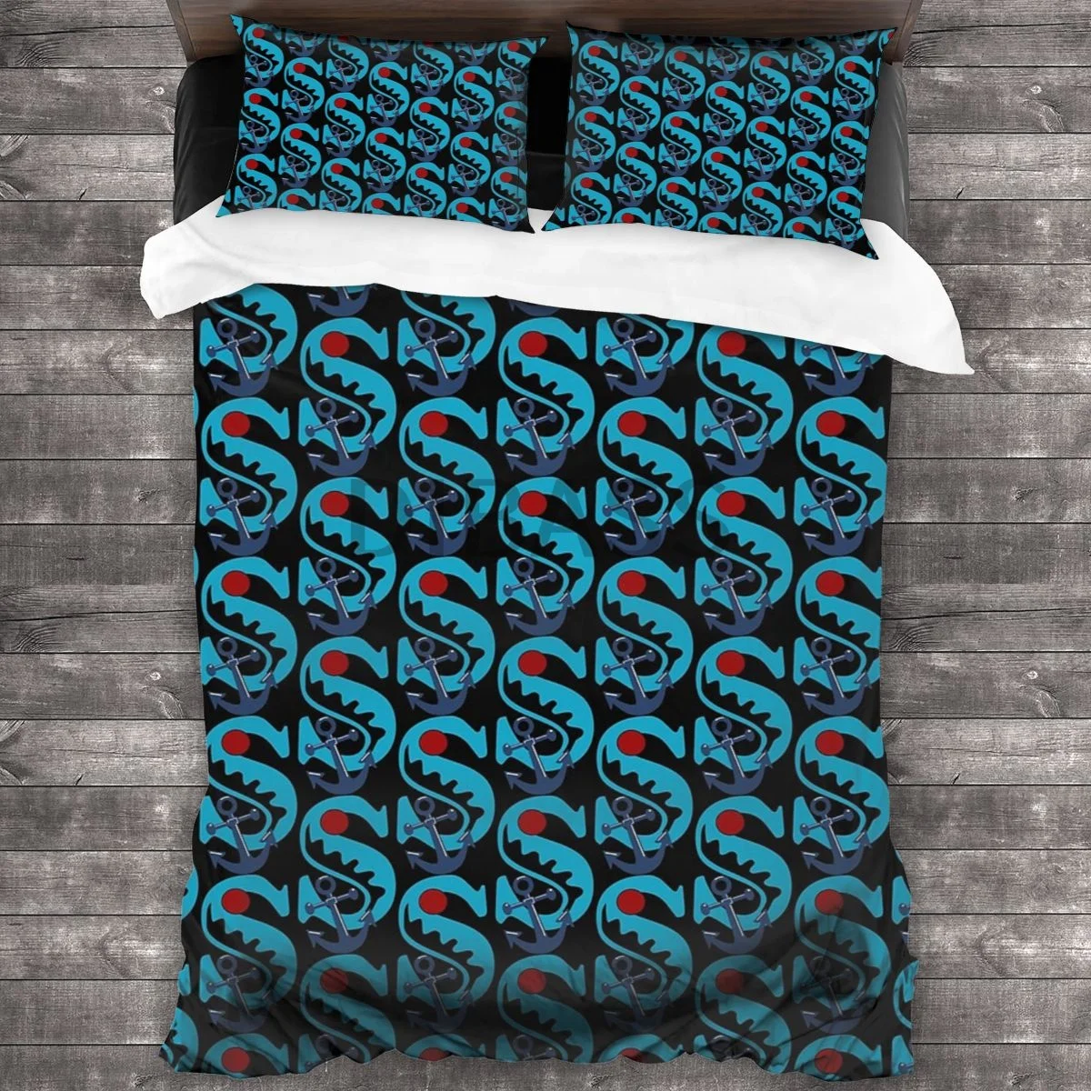 

Seattle Kraken Comforter Set with 2 Pillowcases，Soft Microfiber Bedding Set Duvet Cover