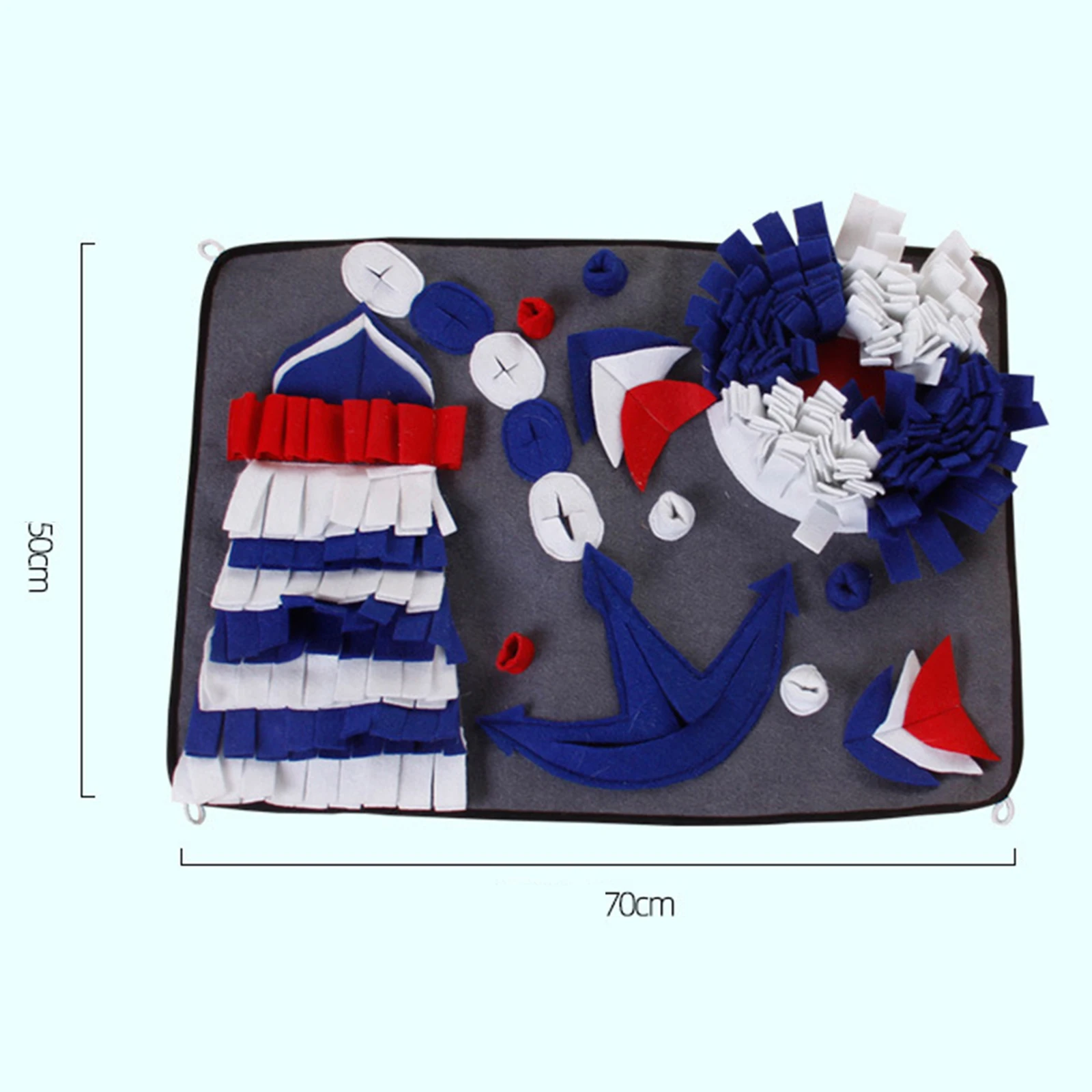 

Pet Dog Snuffle Mat Slow Feeding Durable Dog Cushion Indoor Toys Travel Use