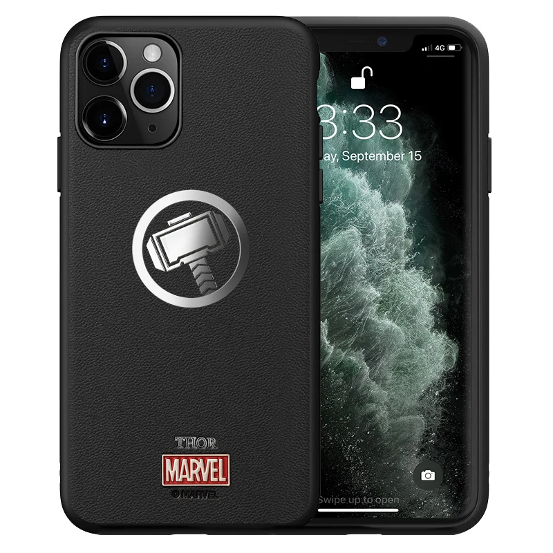 

Marvel Certified for iPhone 12/12Pro /12promax/12min Personalized leather phone case