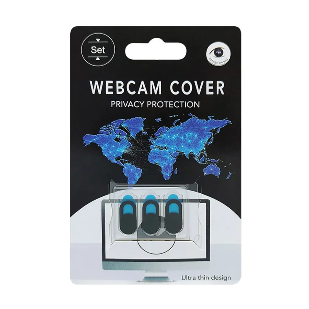 

8pcs Computer Lens Cover Universal Antispy Camera Cover Elliptical Camera Occlusion Stickers Camera Privacy Cover