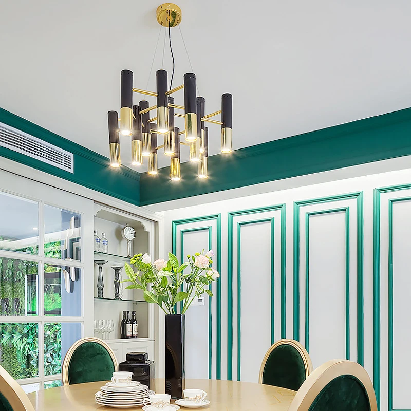 Northern European Style Restaurant Chandelier Creative Designer For Living Room Lights Villa Hotel Post Modern Bedroom Lamp | Лампы и