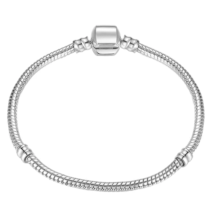 

New Hot Love Lock Charm Bracelet For Women Couple Romantic Eternal Love Brand Bracelet Fit Valentine's Day Present DIY Making