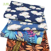 clouds leaves patternscotton canvas fabrichandmade sewing fabric clothes for sofa curtain bag home decoration material