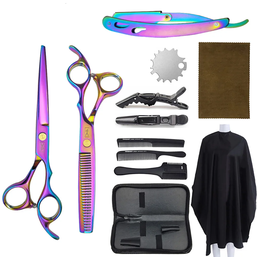 

6.0 Inch Color Professional Hairdressers Hair Scissors Shears Hairdressing Scissors Barber Shop Barber Accessories Hair Clipper