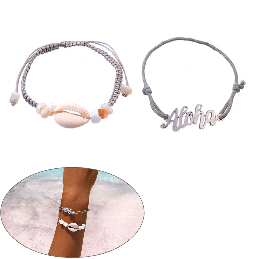 2 шт./компл. богемное Ретро натуральная оболочка Английский алфавит любовные