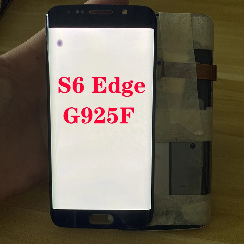 

Оригинальный ЖК-дисплей с битым пикселем G925 для Samsung Galaxy S6 Edge ЖК-дисплей G925 G925I G925F сенсорный экран дигитайзер в сборе