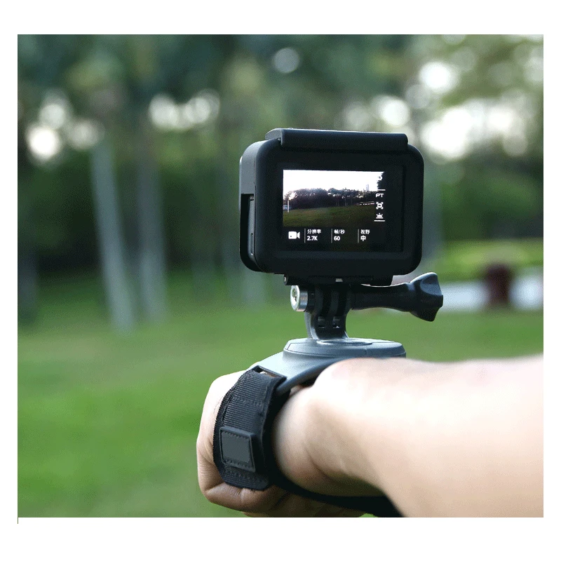 360 градусов вращение ручной ремешок на запястье для GoPro Hero 8/7/6/5/4 Go pro ручной держатель с креплением на ремешок для ног для спортивной экшн-камеры Xiaomi yi 4k SJ4000