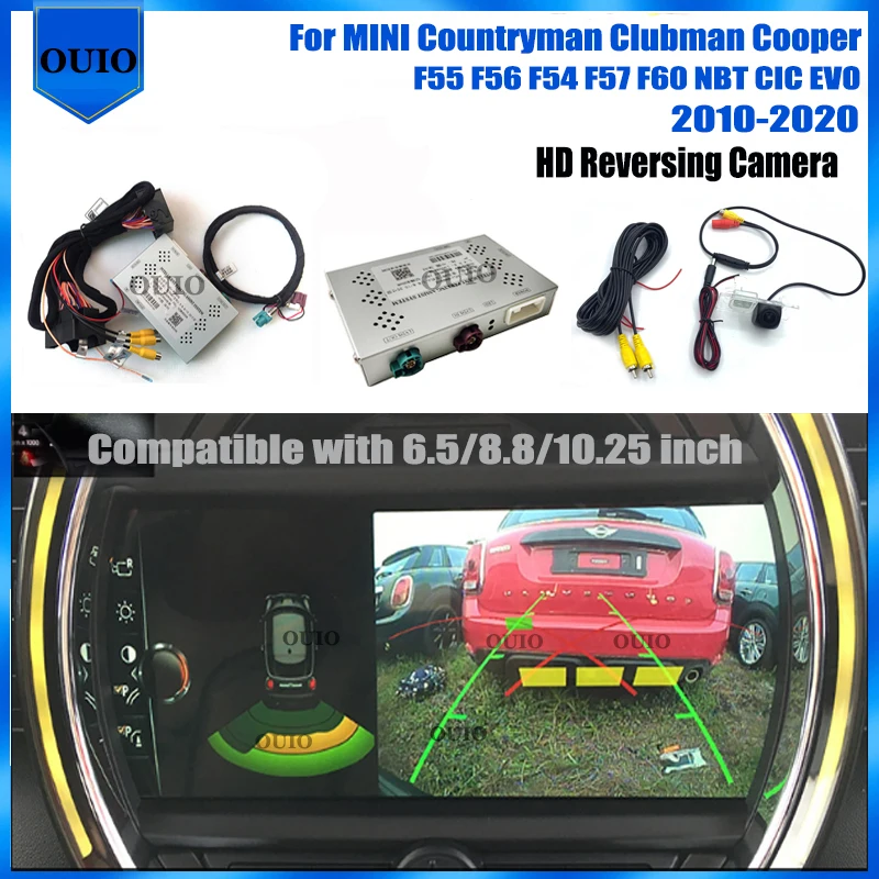 

HD Задняя камера заднего вида для MINI Countryman Clubman Cooper F55 F56 F54 F57 F60 переходник интерфейса резервный дисплей Улучшенный декодер